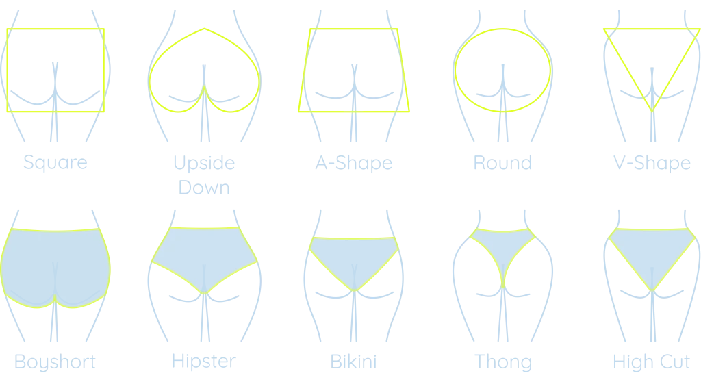 Butt Shapes Underwear